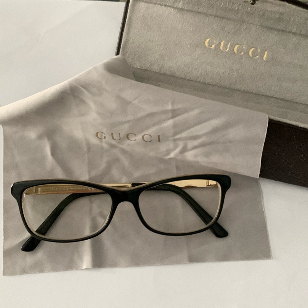 Gucci Authentic Black Eyeglass Frames GG 3678